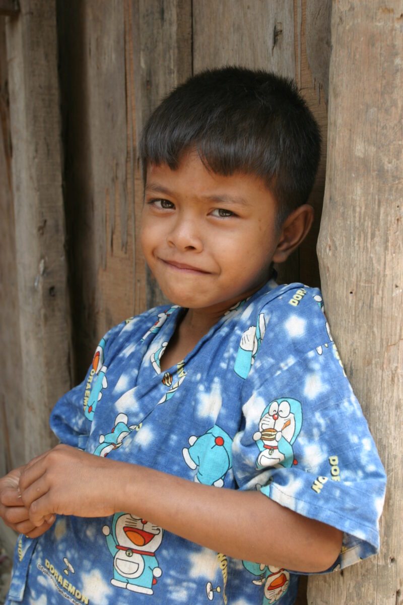 Boy In Cambodia — Stock image of young boy living in poverty in Rural Cambodia — Cambodia, Boy, boys, poverty, child