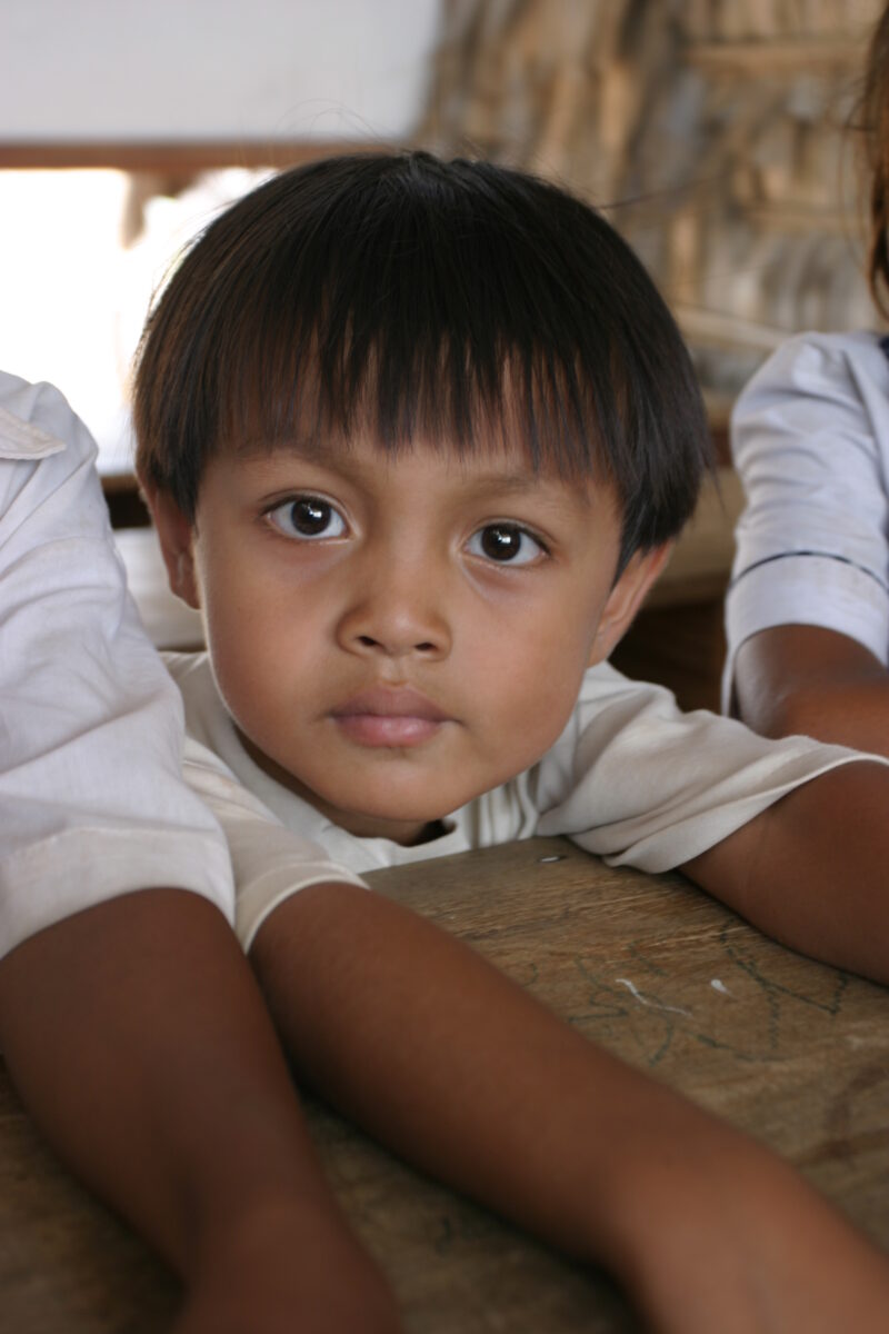 Boy In Cambodia — Stock image of young boy living in poverty in Rural Cambodia — Cambodia, Boy, boys, poverty, child