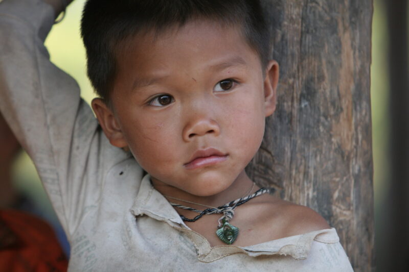 Boys in Laos — Stock image of boys growing up in rural Laos — Laos, boy, boys, faces, closeups
