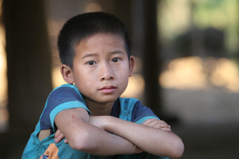 Boys in Laos — Stock image of boys growing up in rural Laos — Laos, boy, boys, faces, closeups