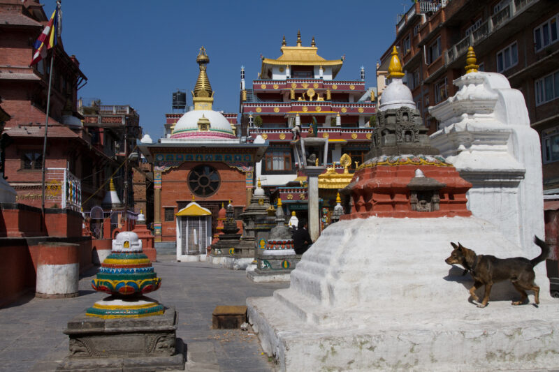 Buddhist Shrines in Kathmandu, Nepal — Stock Images of Buddhist Stupa in Kathmandu, Nepal — Nepal, Buddhist, Buddhism, stuppa, temple. pagoda
