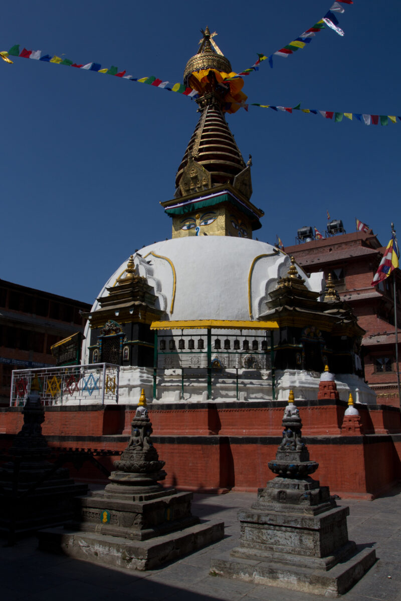 Buddhist Shrines in Kathmandu, Nepal — Stock Images of Buddhist Stupa in Kathmandu, Nepal — Nepal, Buddhist, Buddhism, stuppa, temple. pagoda