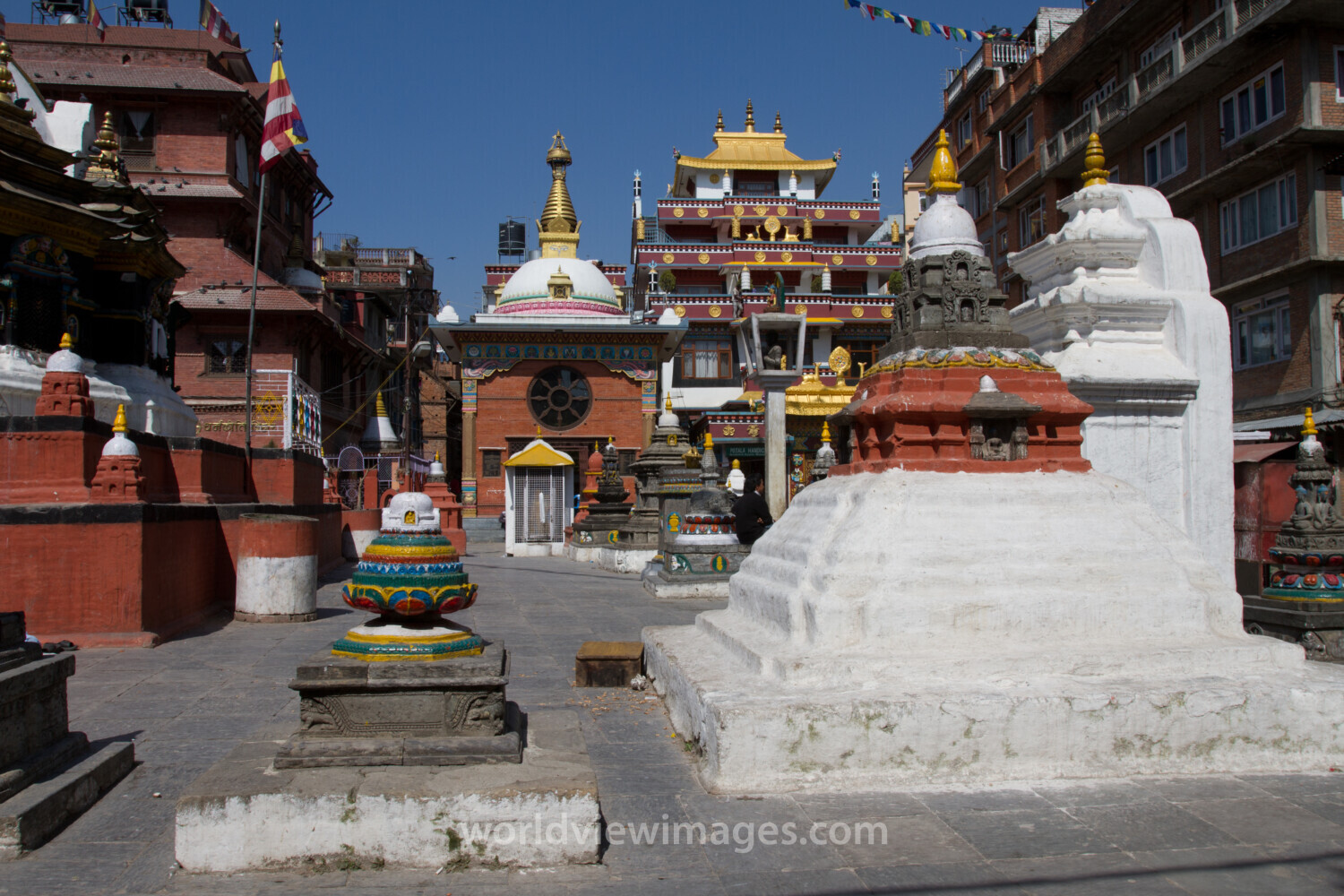 Buddhist Shrines in Kathmandu, Nepal