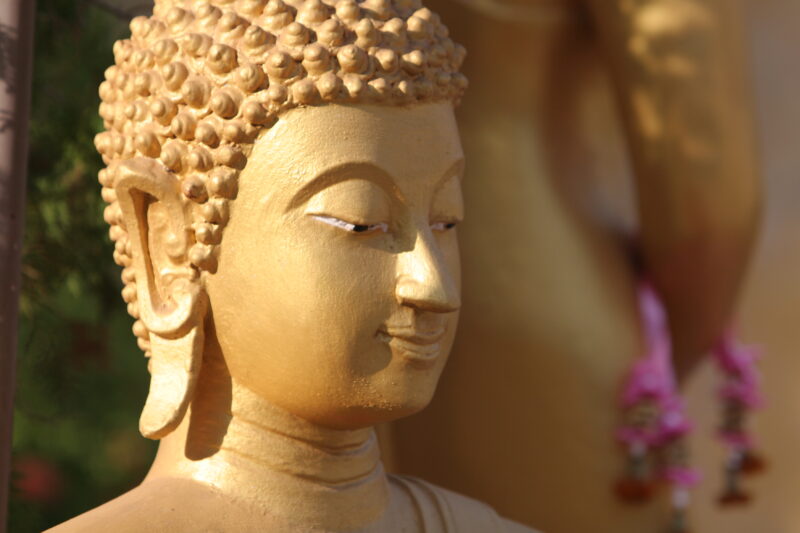 Buddha Sculpture in Laos — Stock images of Buddhism, symbols of Buddhism — Laos, Southeast Asia, Buddha, Buddhism, temple