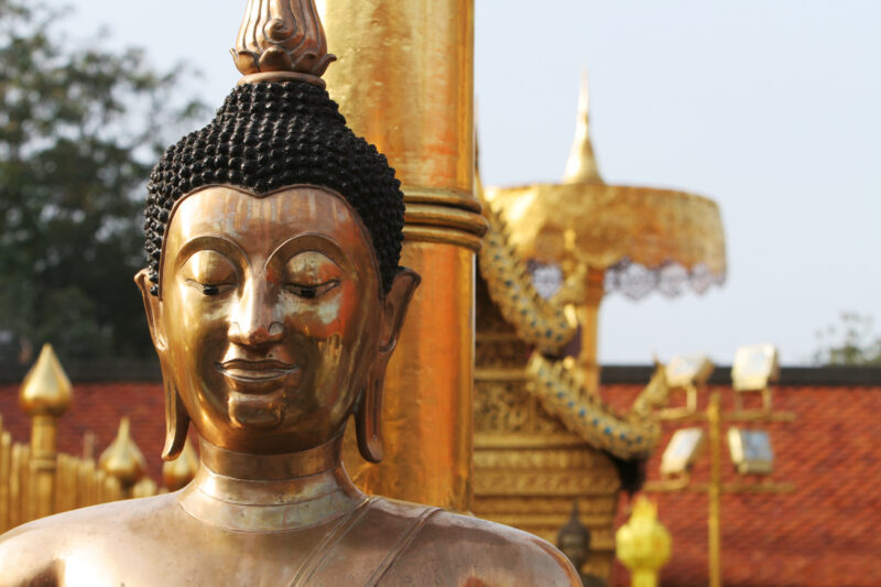 Buddha Sculpture in Thailand — Stock images of Buddhism, symbols of Buddhism — Thailand, Temple, Temples, Wat, Pagoda