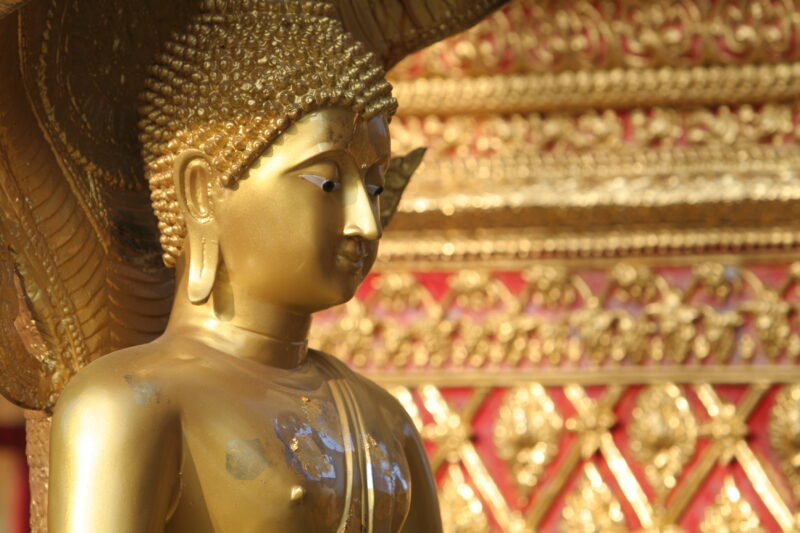 Buddha Sculpture in Thailand — Stock images of Buddhism, symbols of Buddhism — Thailand, Temple, Temples, Wat, Pagoda