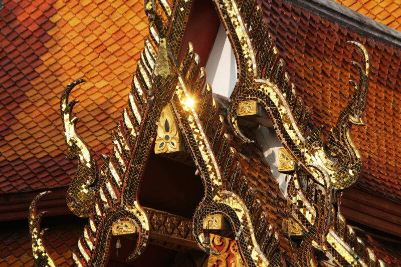 Buddhist Pagoda in Chiang Mai, Thailand — Stock images of Buddhism, symbols of Buddhism — Thailand, Temple, Temples, Wat, Pagoda