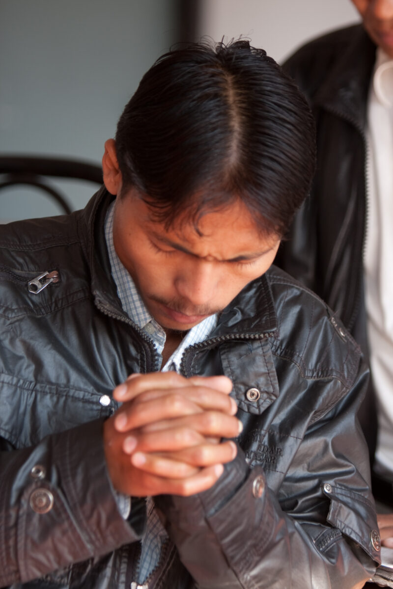 Praying in Burma — Adventist Christians in Burma in Prayer — Burma, Myanmar, Faces, People, Burmese