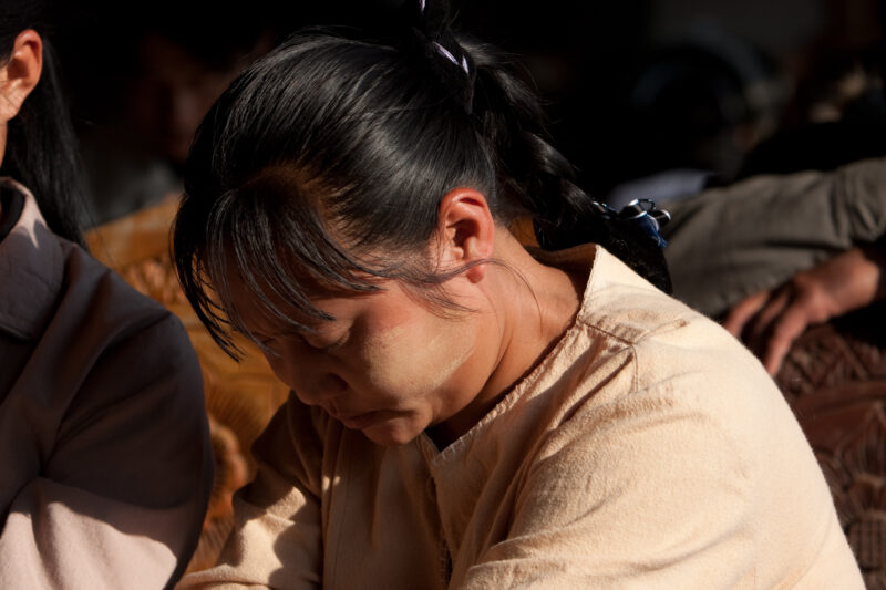 Praying in Burma — Adventist Christians in Burma in Prayer — Burma, Myanmar, Faces, People, Burmese