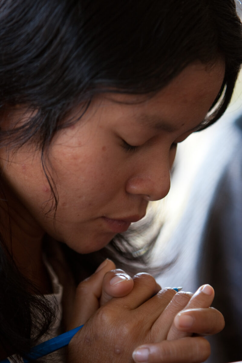 Christian Prayer — Adventist Christians in Burma in Prayer — Burma, Myanmar, Faces, People, Burmese
