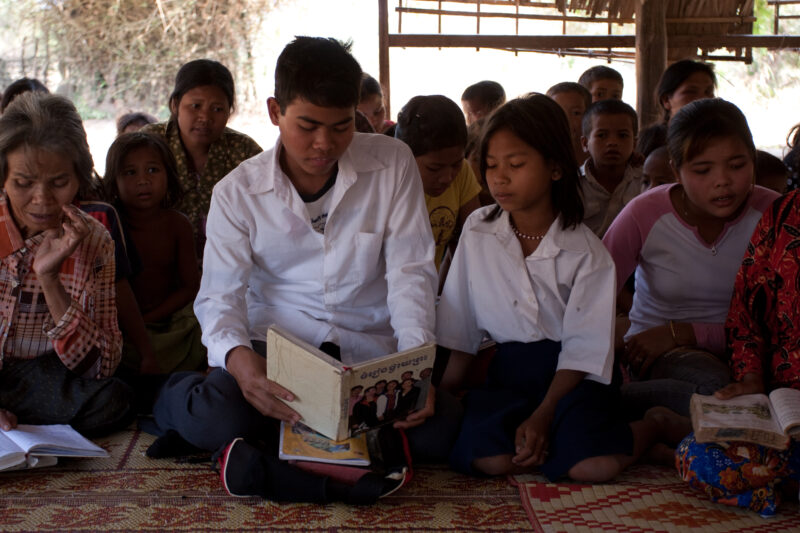 Church in Cambodia — Seventh-day Adventist Christians in the Buddhist country of Cambodia, worship God in their simple church — Cambodia, church, christian, ...