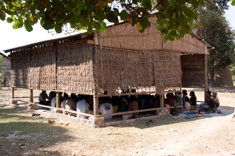 Church in Cambodia — Seventh-day Adventist Christians in the Buddhist country of Cambodia, worship God in their simple church — Cambodia, church, christian, ...