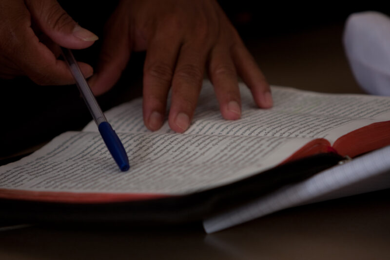 Bible Study in Cambodia — Seventh-day Adventist Christians in the Buddhist country of Cambodia, worship God in their simple church — Cambodia, People, Christ...