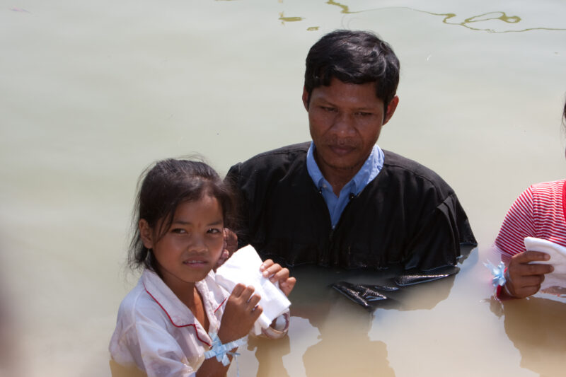 Christian Baptism in Cambodia — People accept Christ and become Seventh-day Adventist Christians in the Buddhist Country of Cambodia — Cambodia, christian, b...