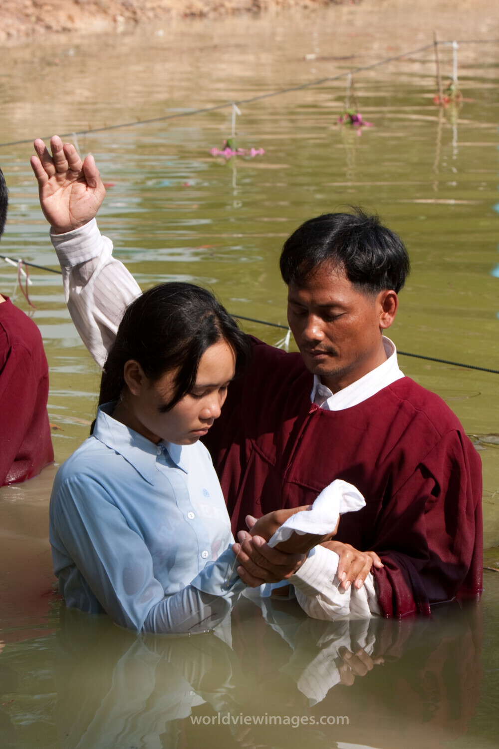 Christian Baptism in Cambodia