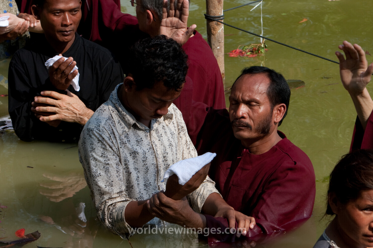 Christian Baptism in Cambodia