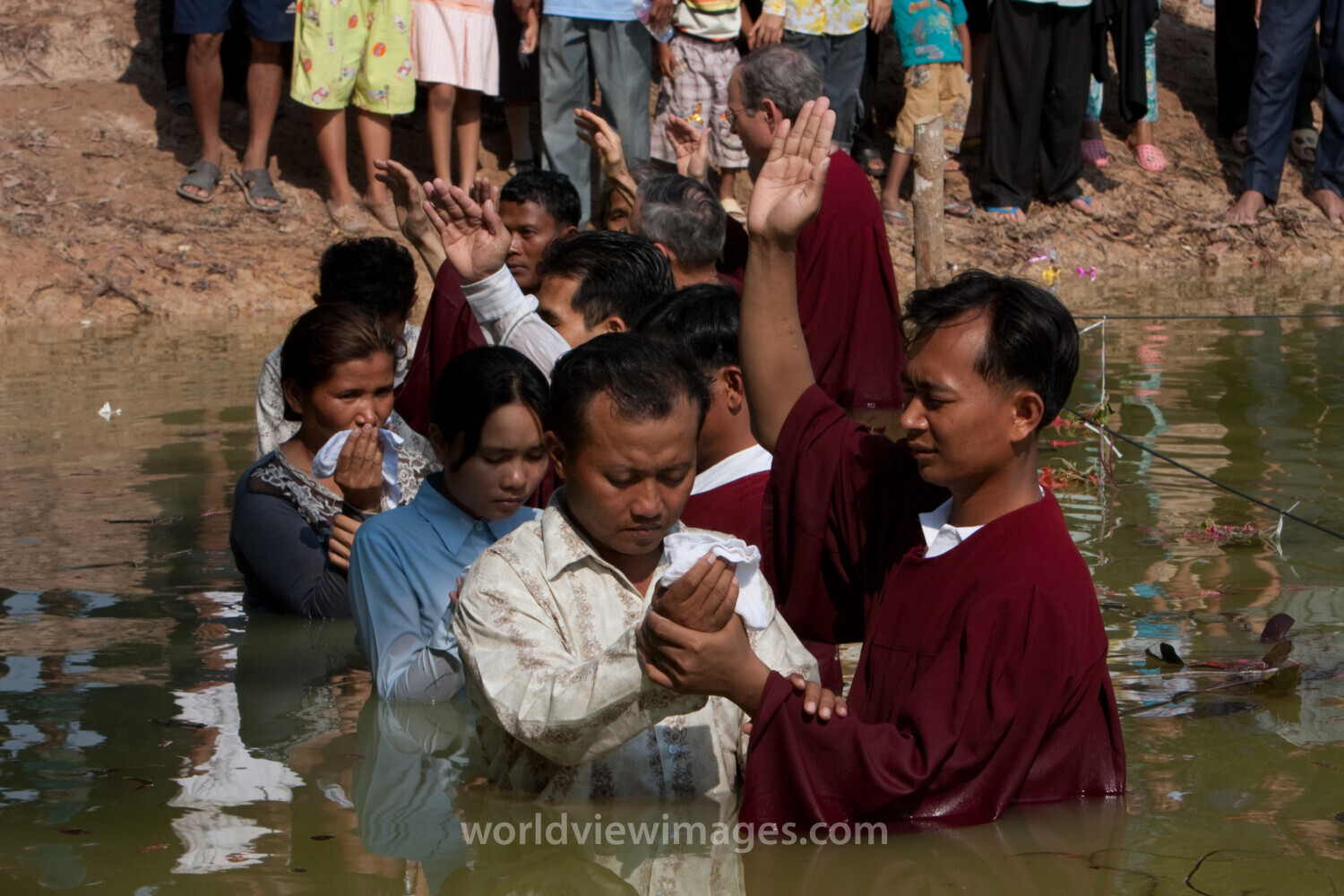 Christian Baptism in Cambodia