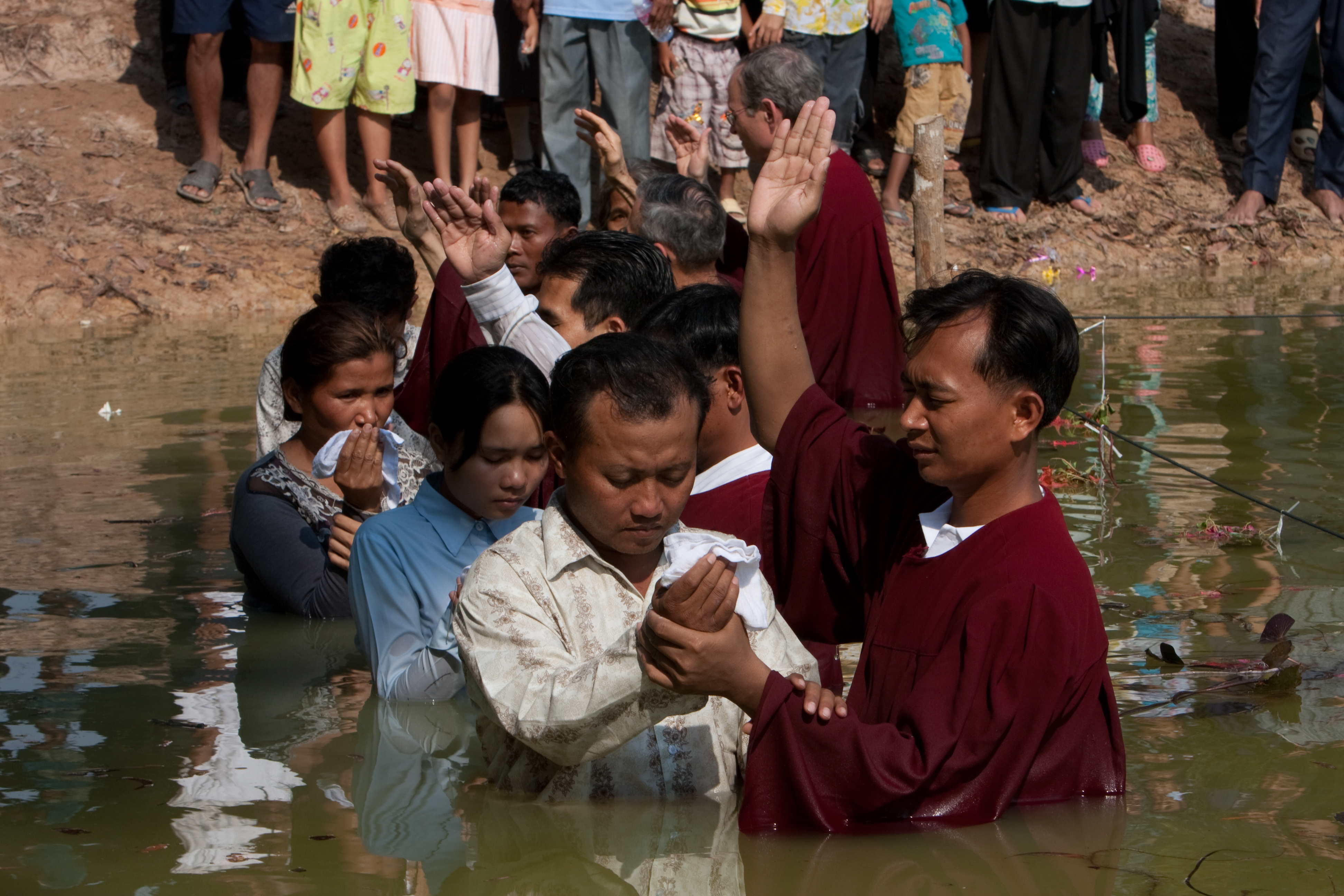 Christian Baptism in Cambodia