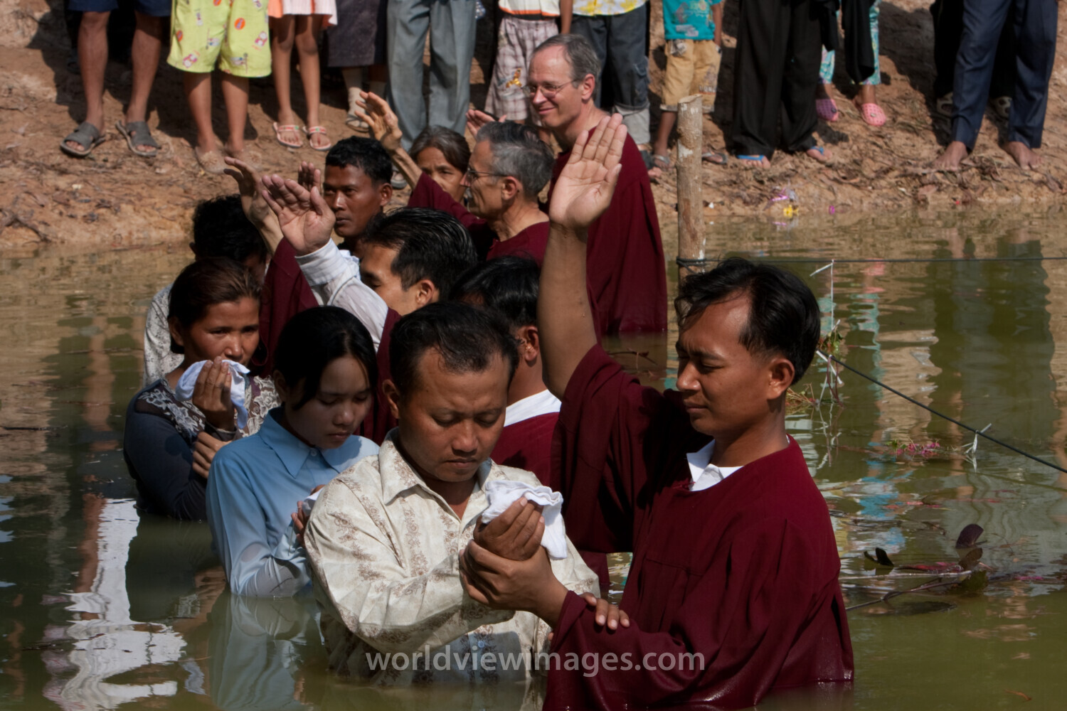 Christian Baptism in Cambodia