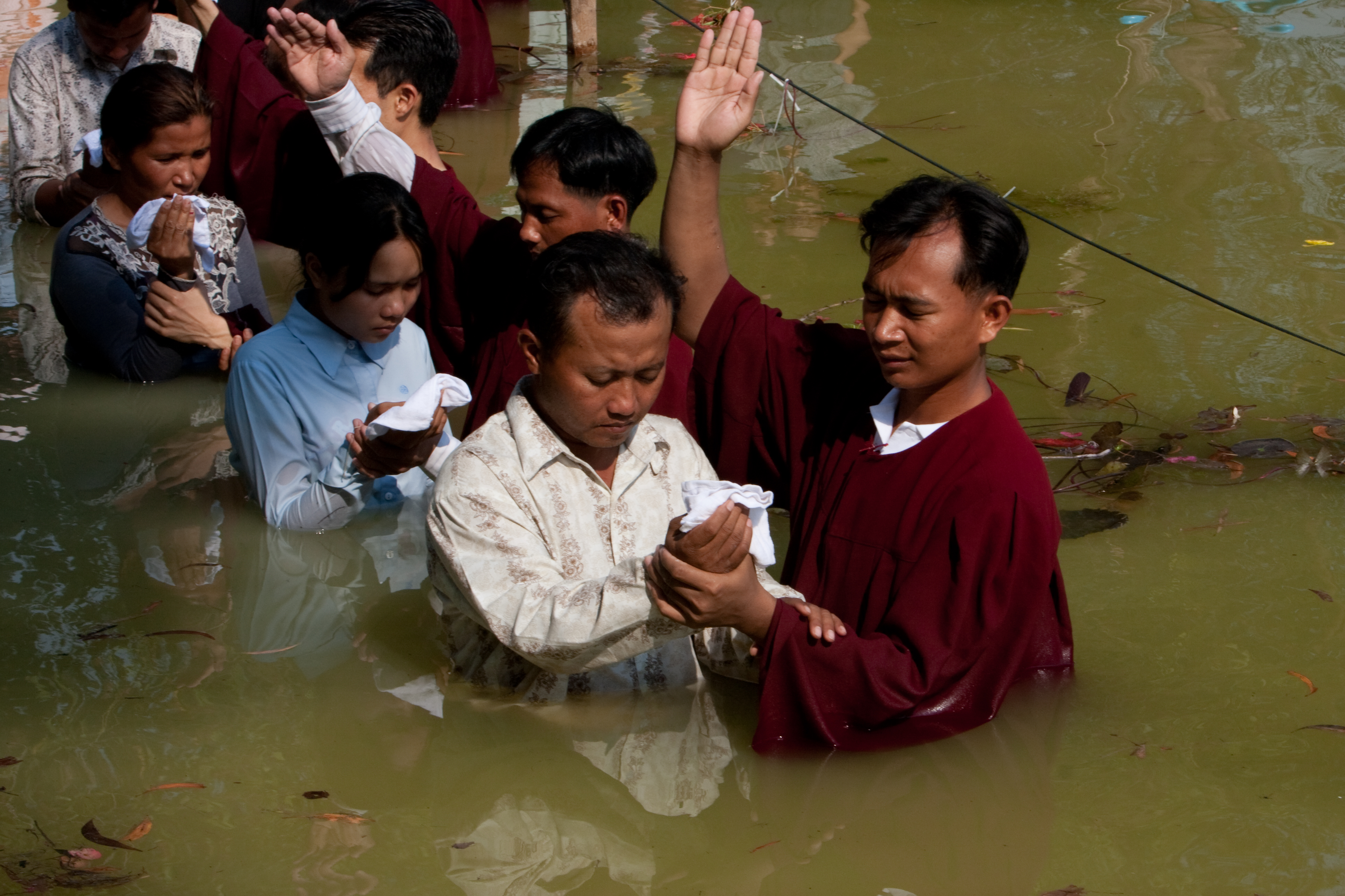 Christian Baptism in Cambodia
