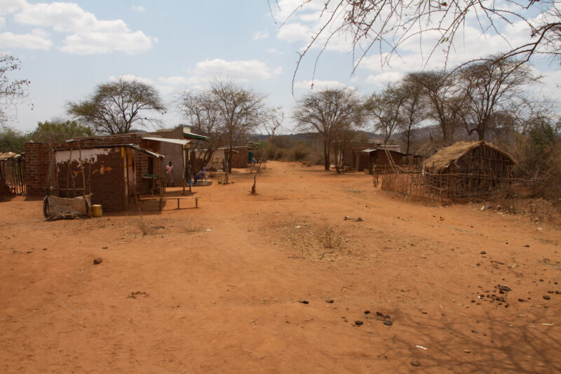 Drought in Kenya — Stock Images of Climate change in Keny leading to years of drought and desertification — Kenya, drought