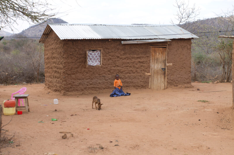Drought in Kenya — Stock Images of Climate change in Keny leading to years of drought and desertification — Kenya, drought