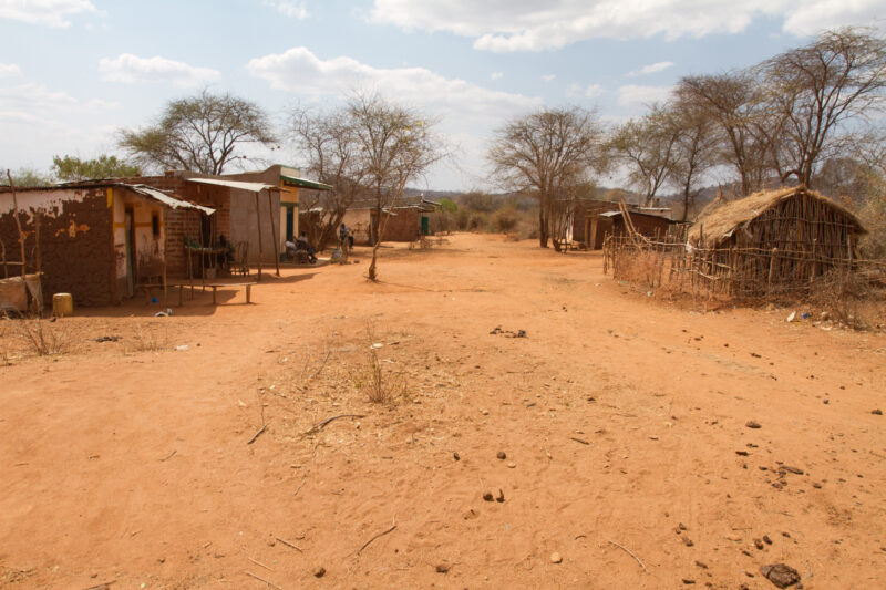 Drought in Kenya — Stock Images of Climate change in Keny leading to years of drought and desertification — Kenya, drought