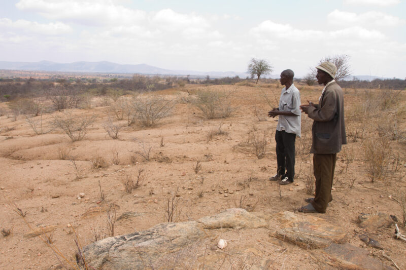 Drought in Kenya — Stock Images of Climate change in Keny leading to years of drought and desertification — Kenya, East Kenya, drought, dry, dusty