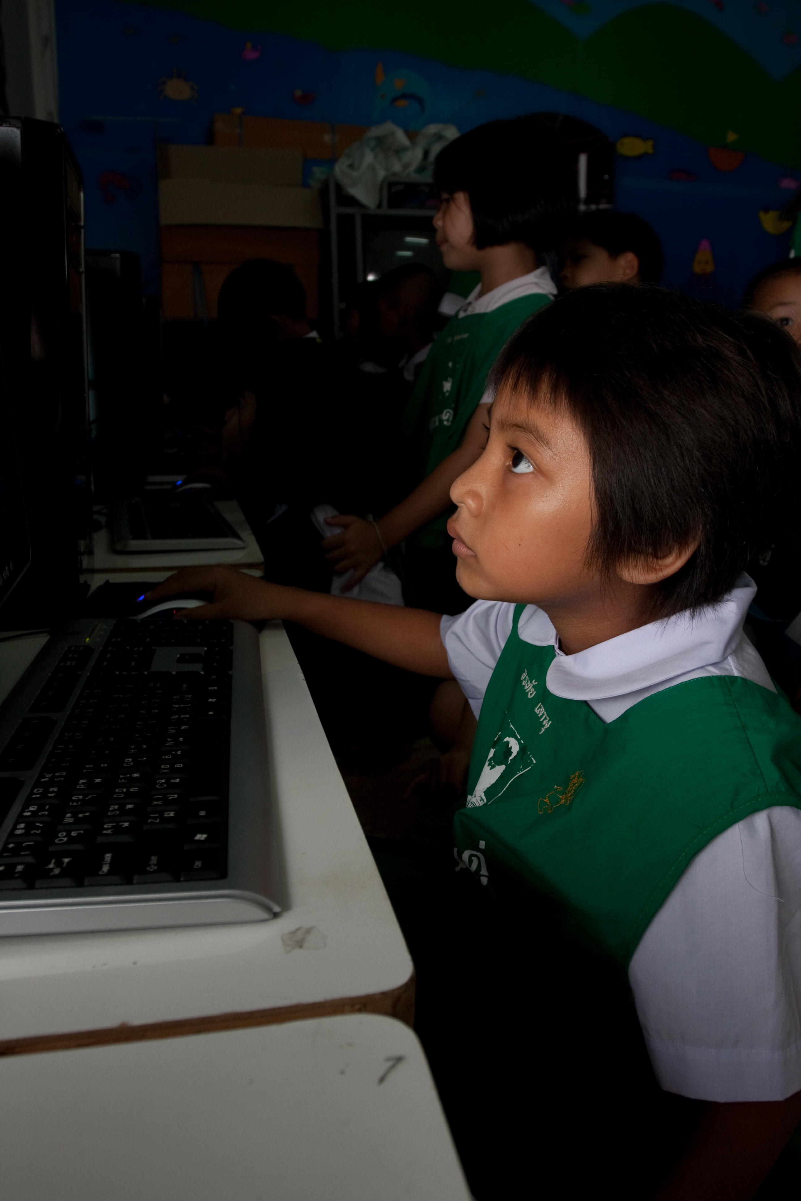 Girls at School in Thailand