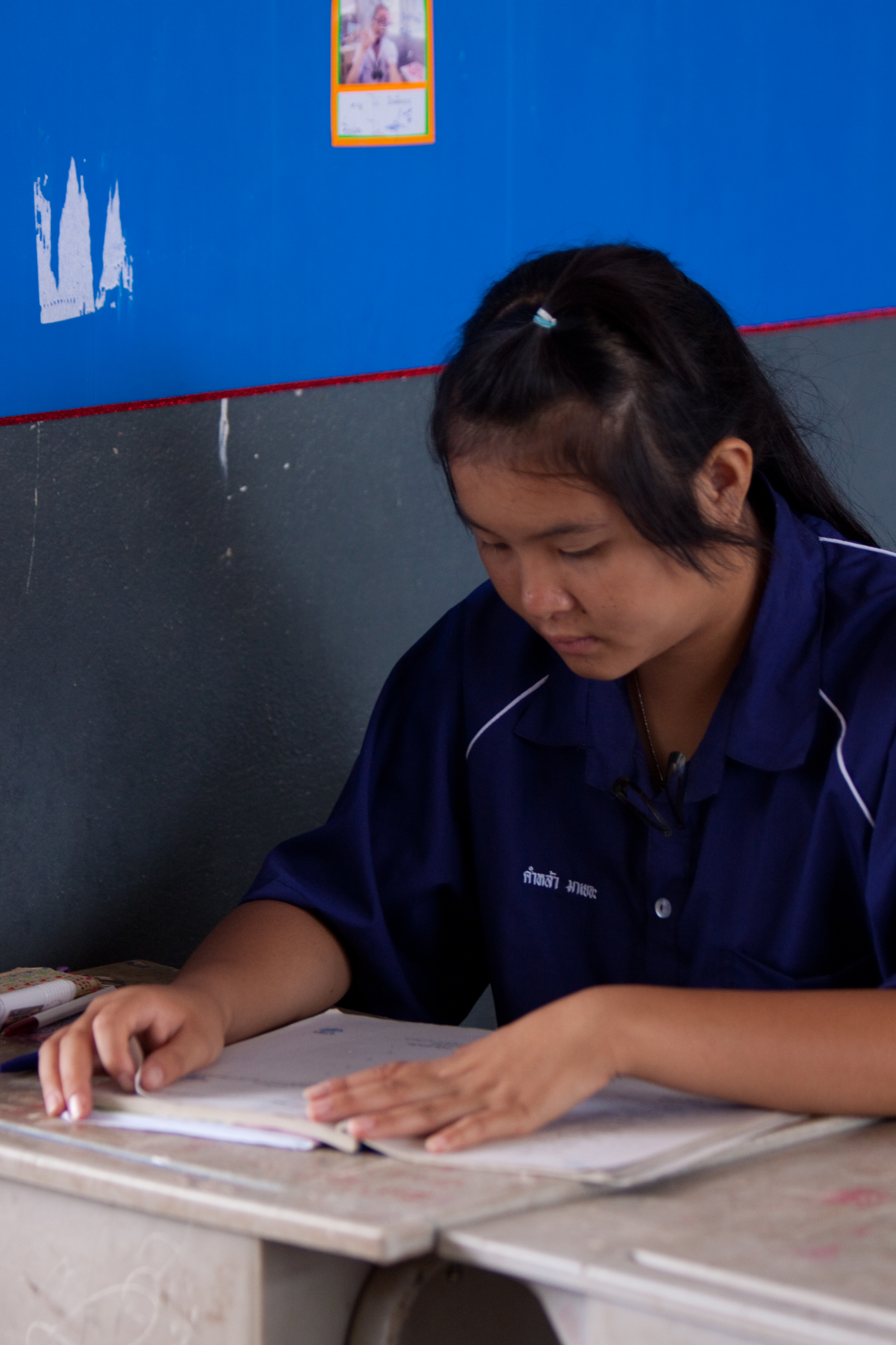 Girls in School in Thailand