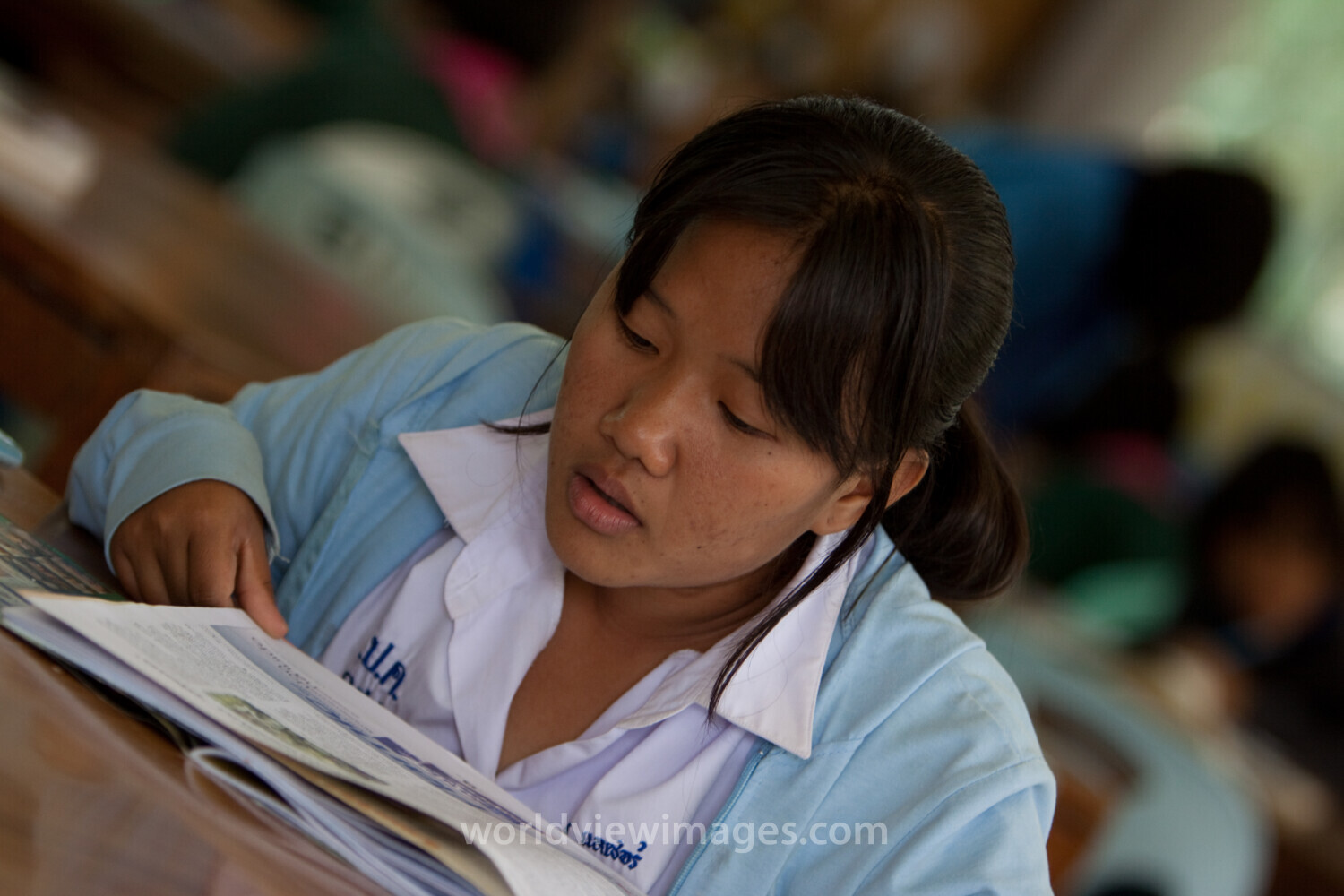 Girls in School in Thailand