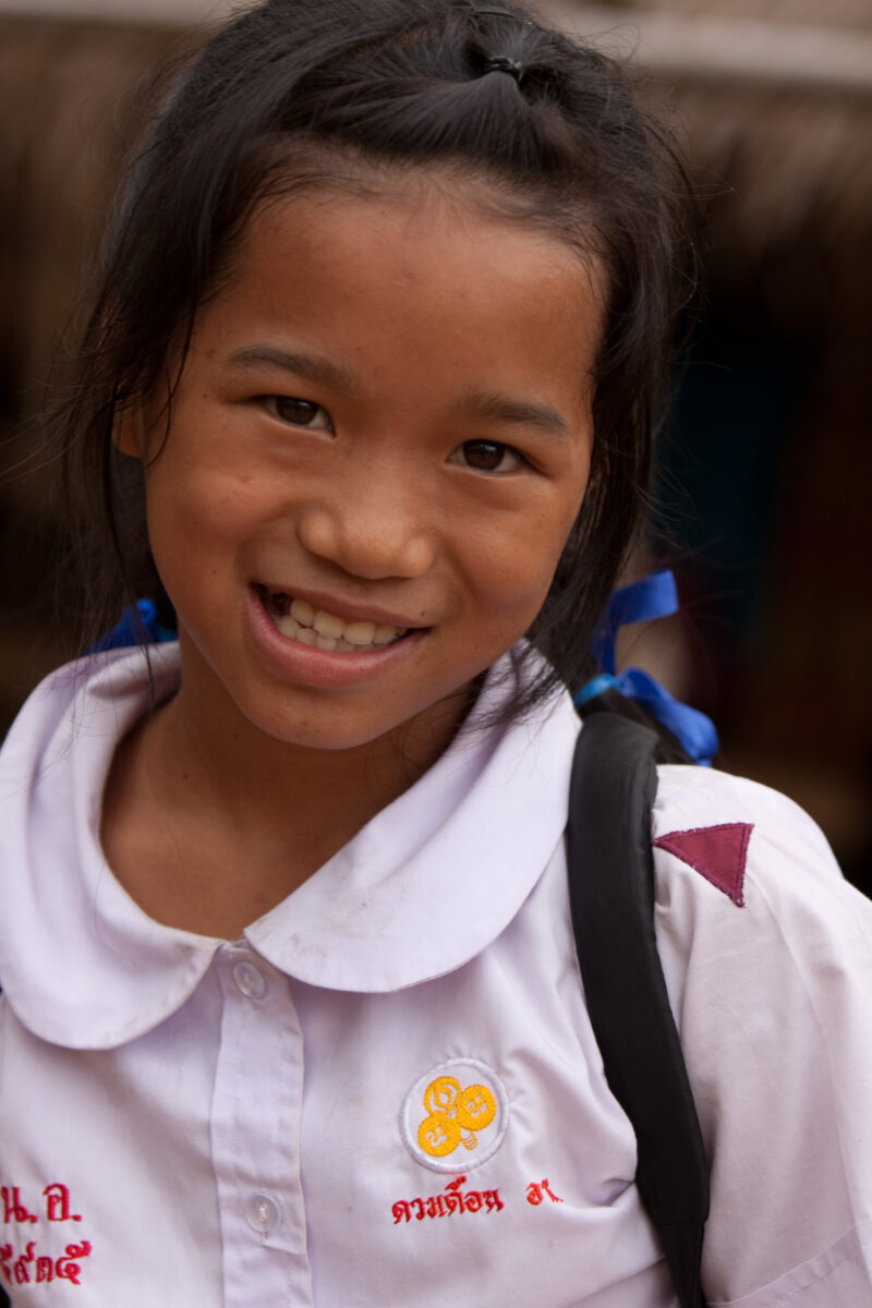 Girls in School in Thailand — Young students in the country of Thailand — Thailand, students, children, child, education
