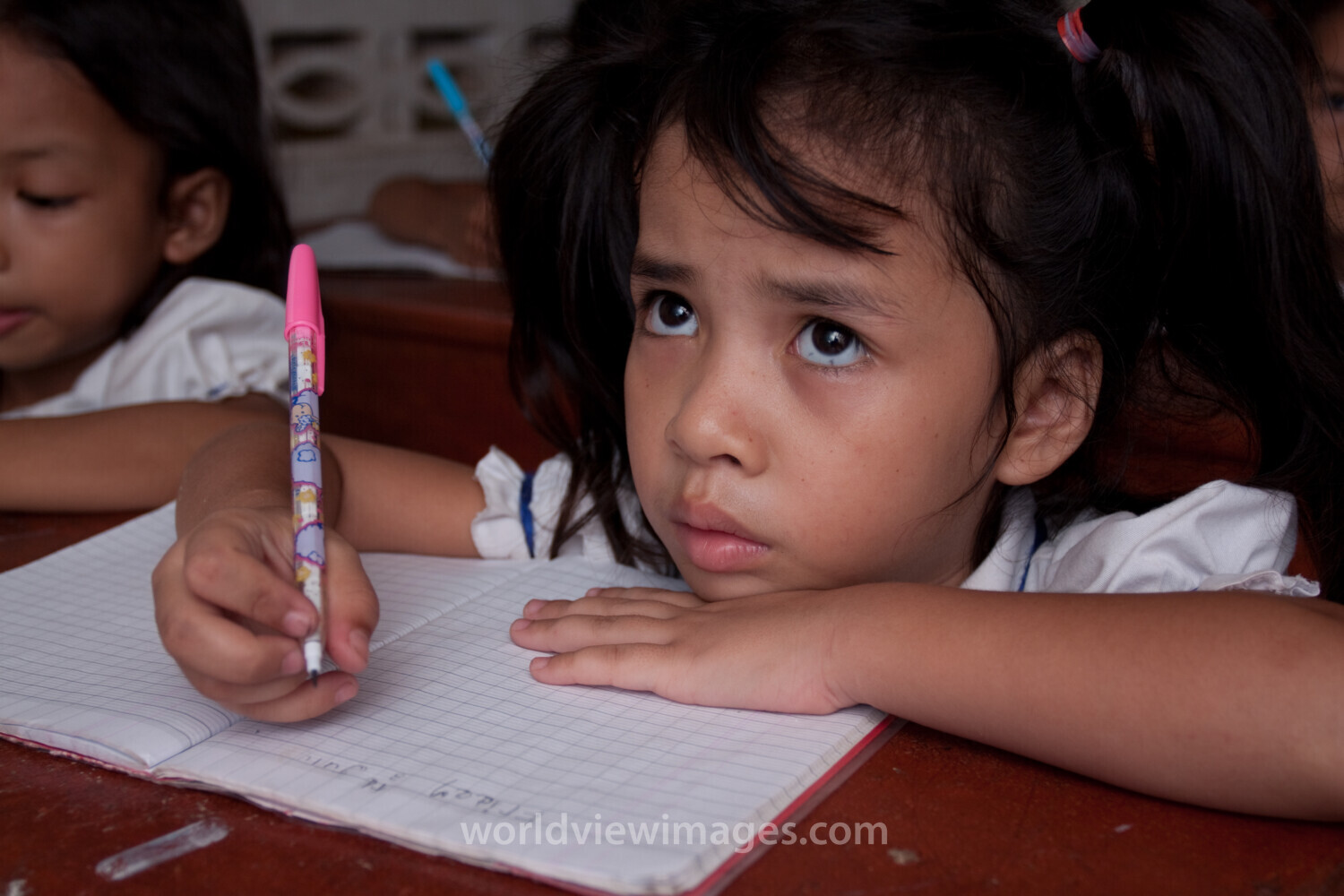 Students in School in Cambodia