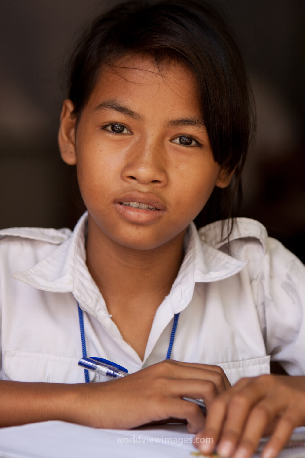 Students in School in Cambodia