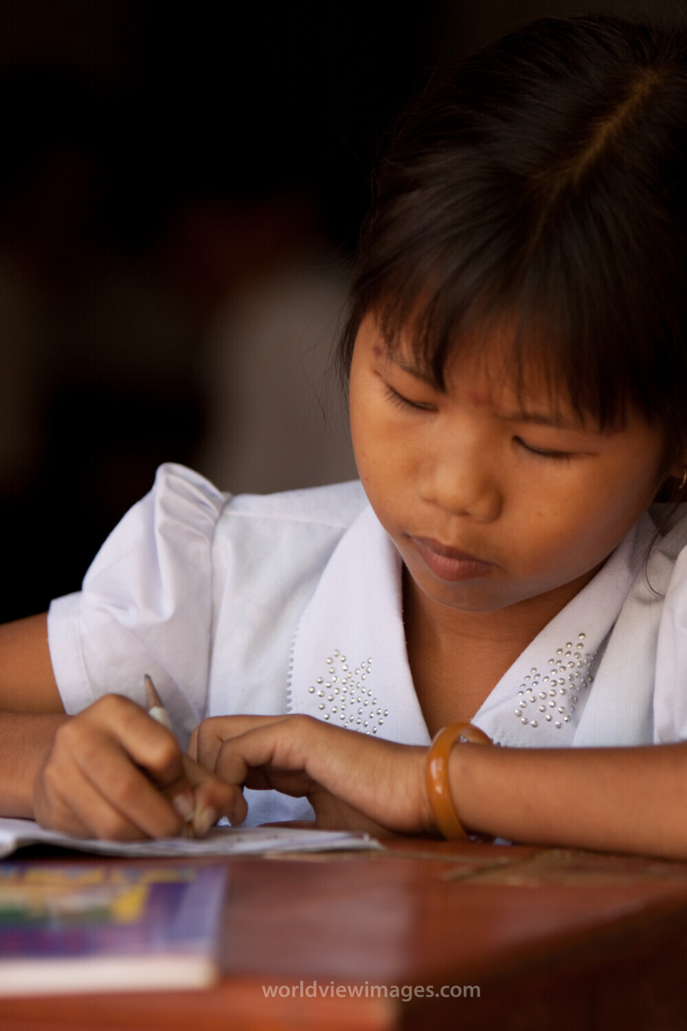 Students in School in Cambodia
