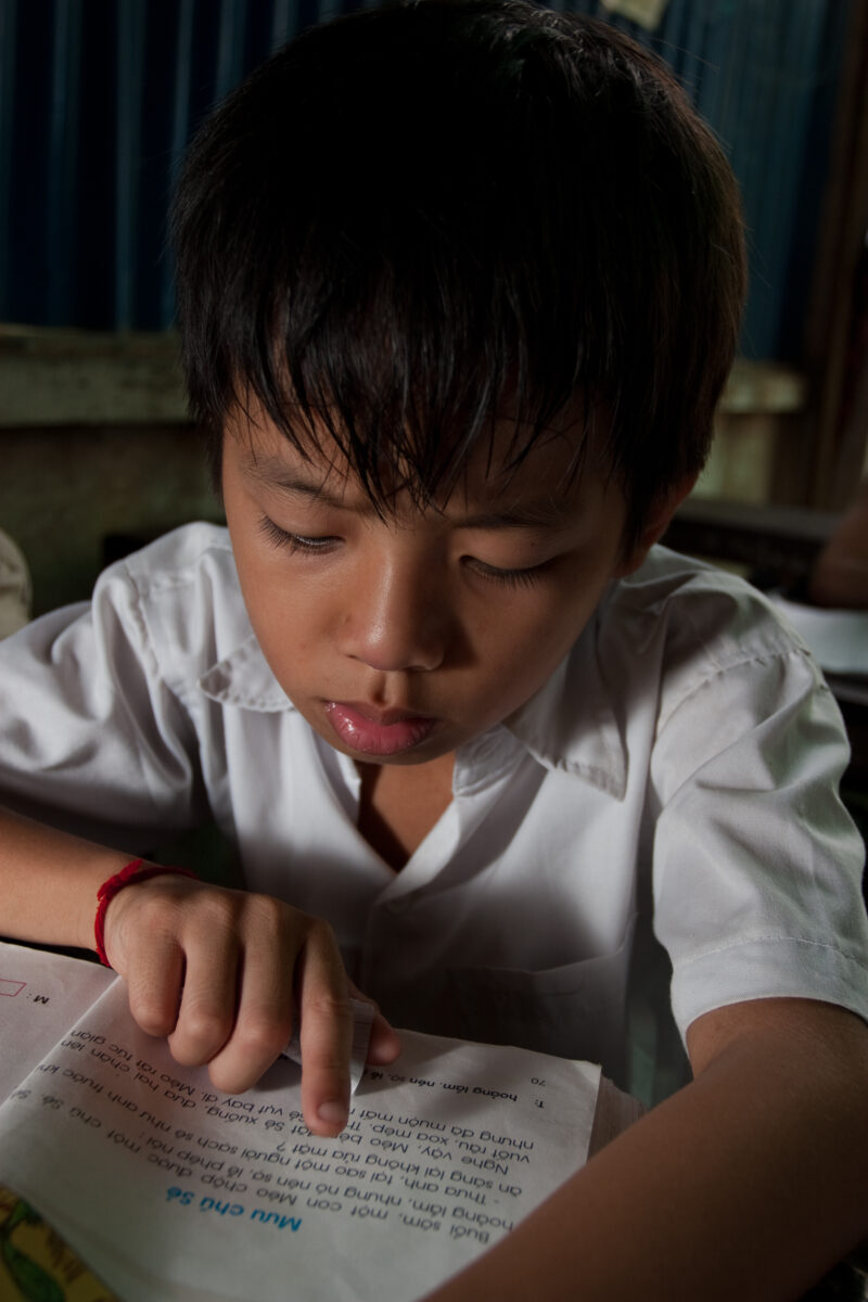 Refugee Students at School in Cambodia — Children of unregistered people of Vietnam, in Phnom Penh are not eligible for Cambodian government education, and h...
