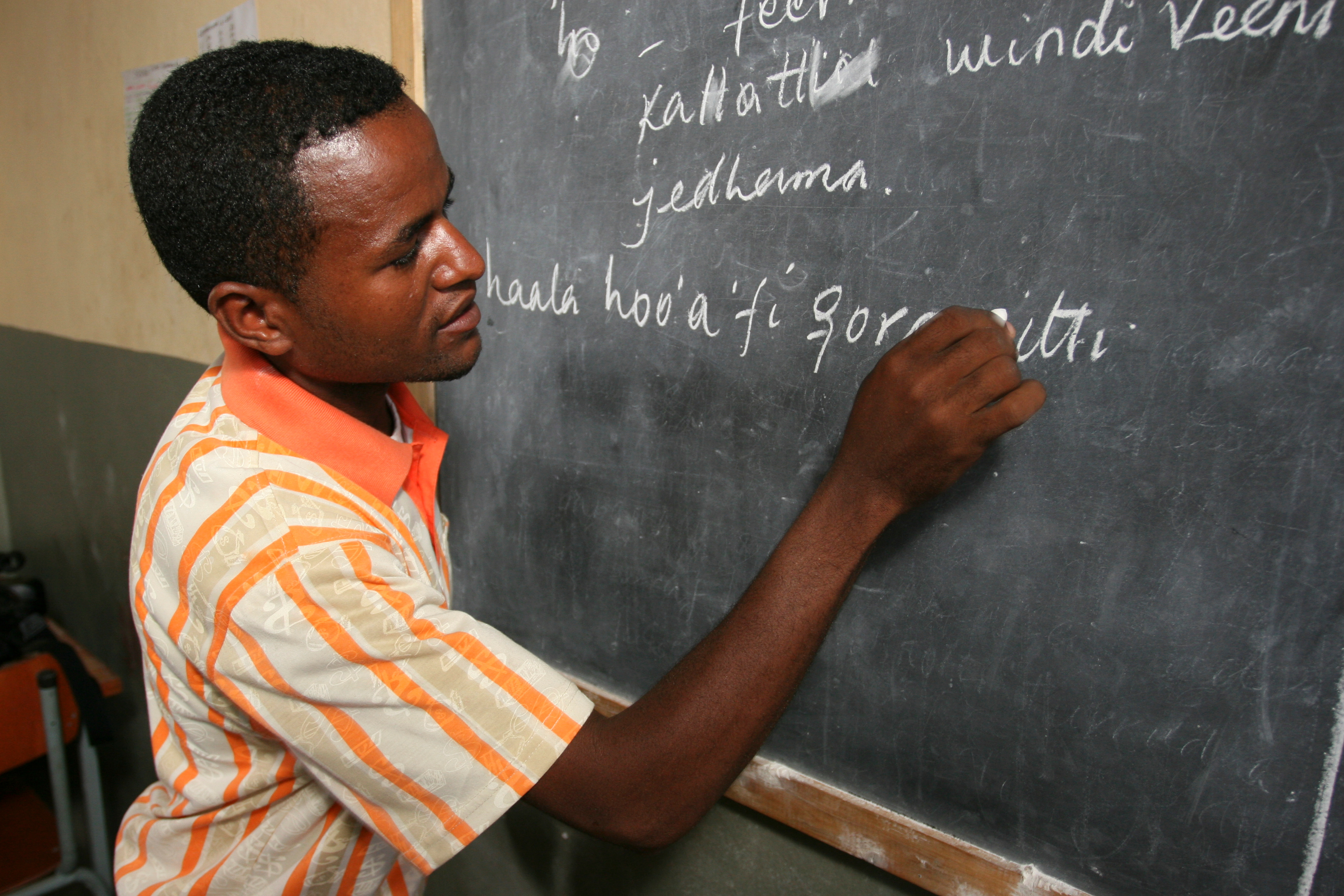 Teacher in Ethiopia