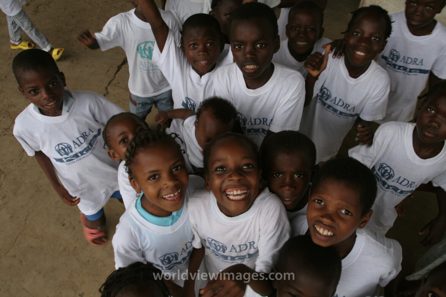 Students in Sau Tome