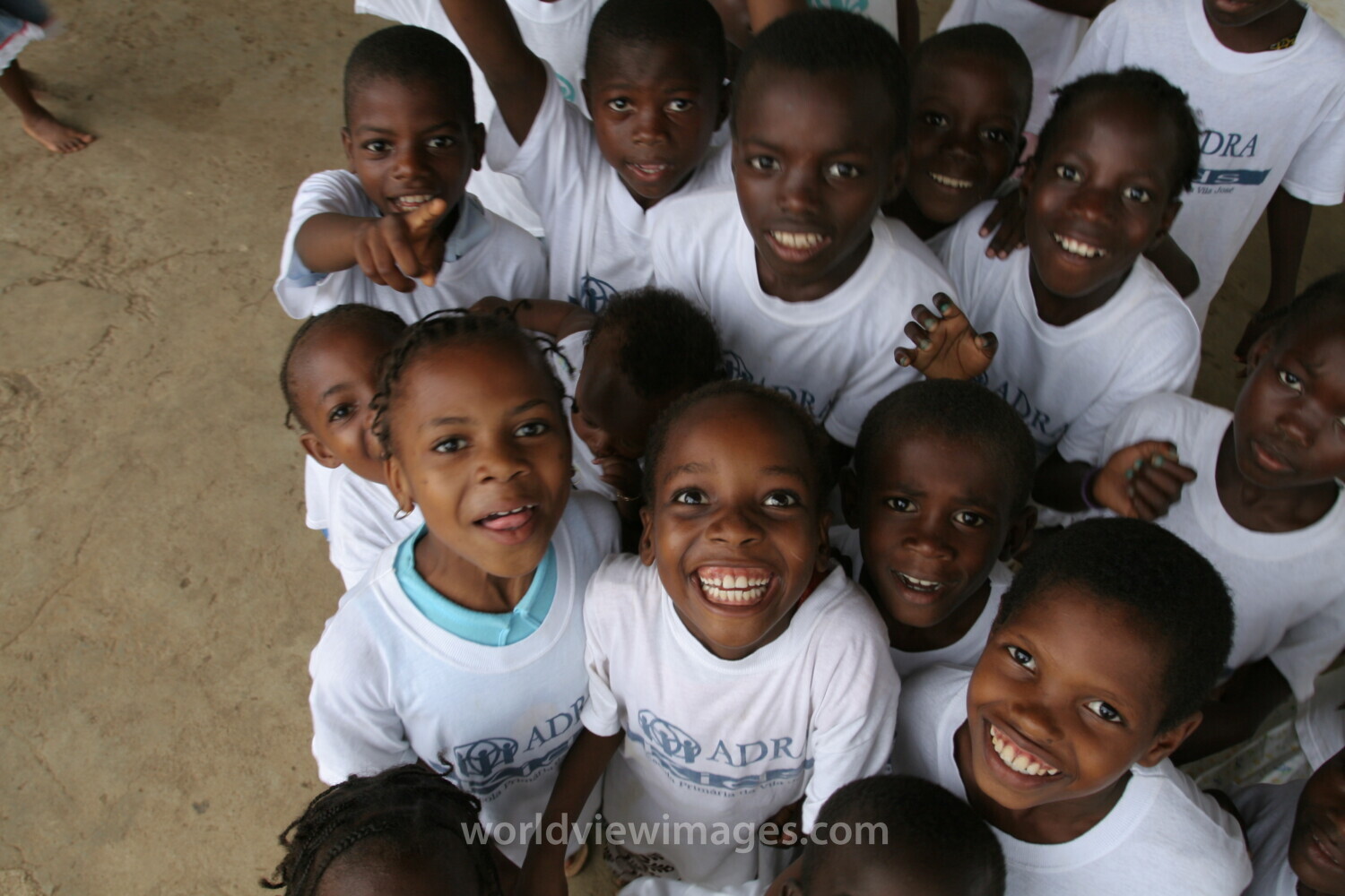 Students in Sau Tome