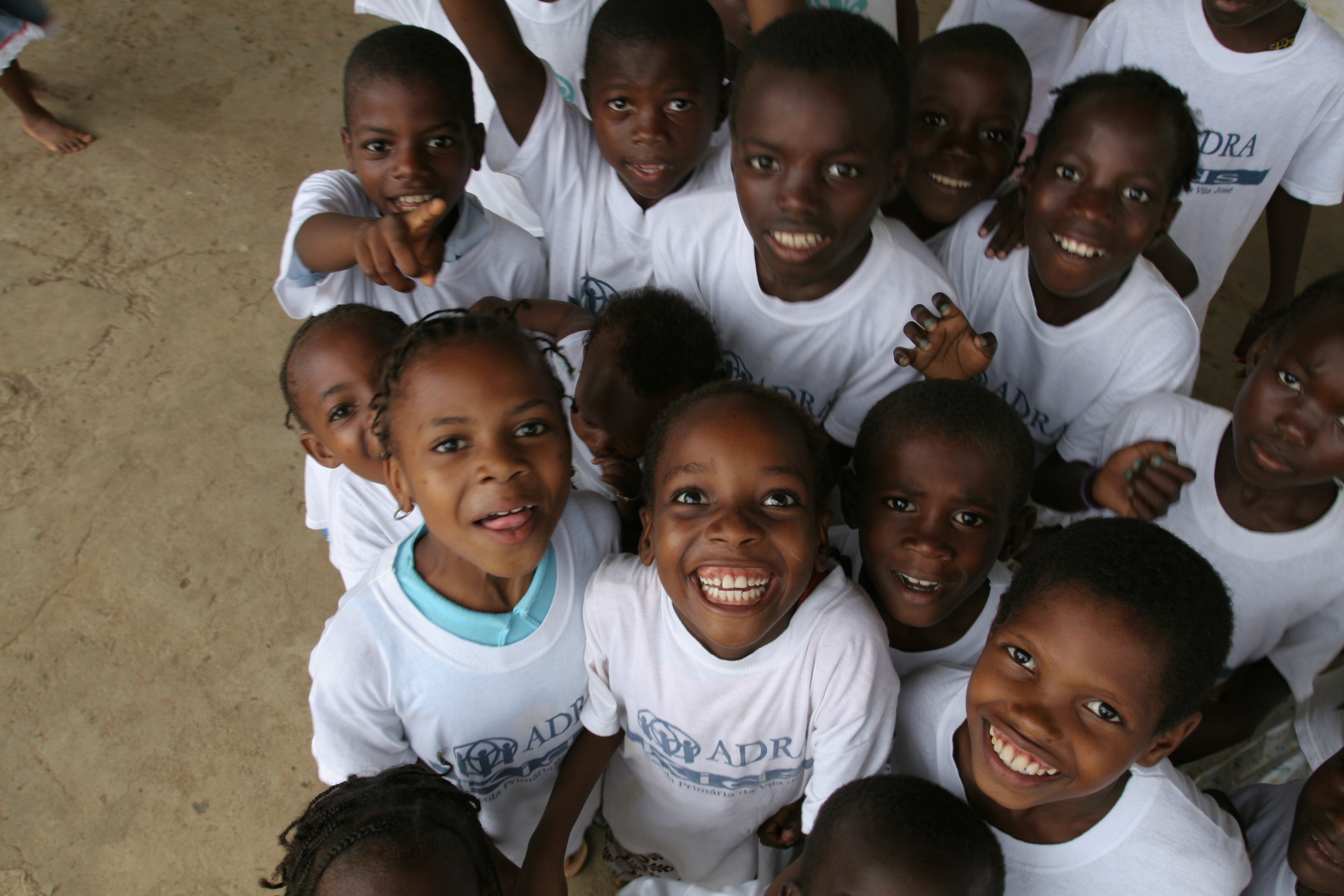 Students in Sau Tome