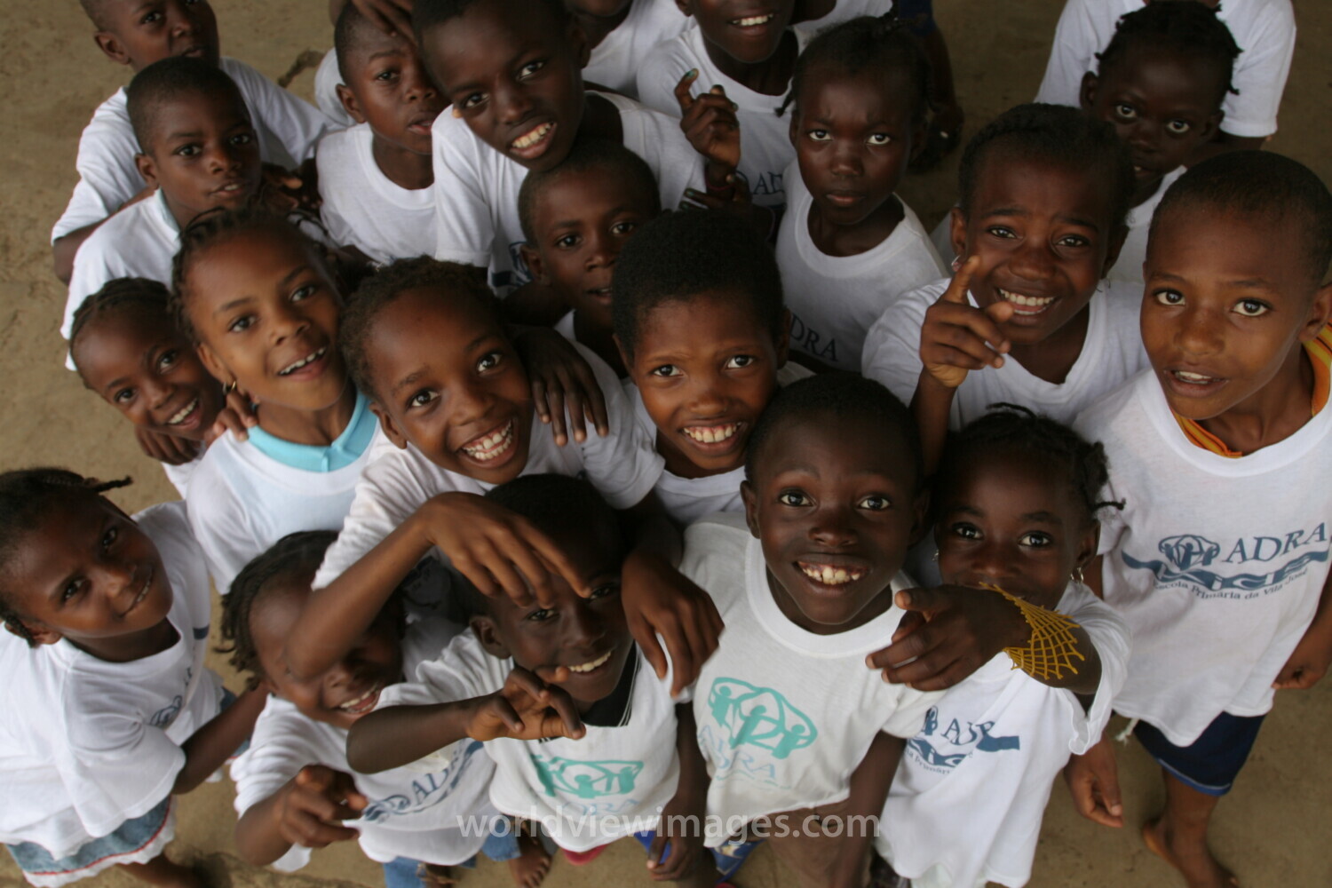 Students in Sau Tome