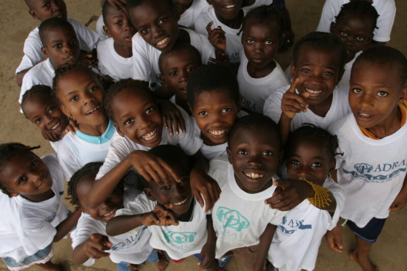 Students in Sau Tome — Eager students attend school, with help from ADRA, in Sau Tome, Africa — Sao Tome, Africa, ADRA, Poverty, ADRA Kids