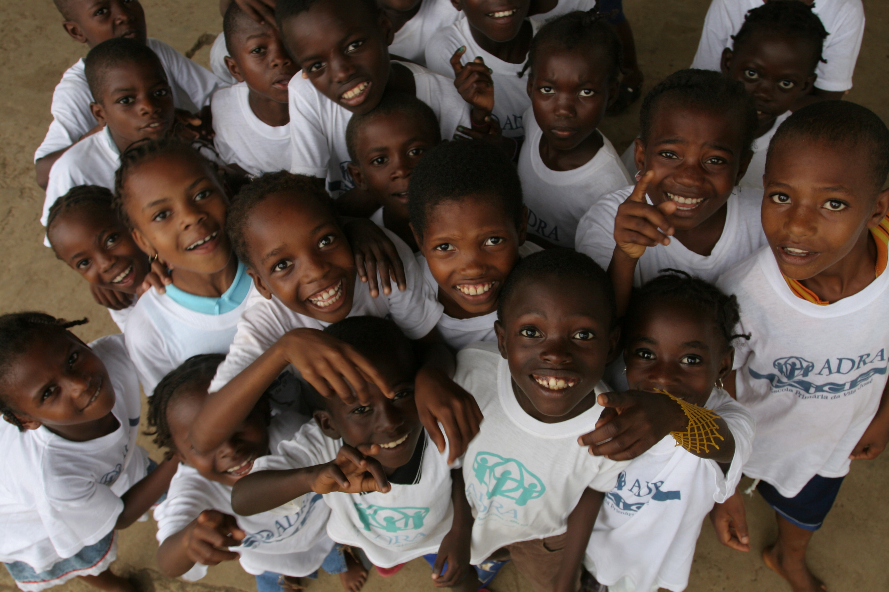 Students in Sau Tome