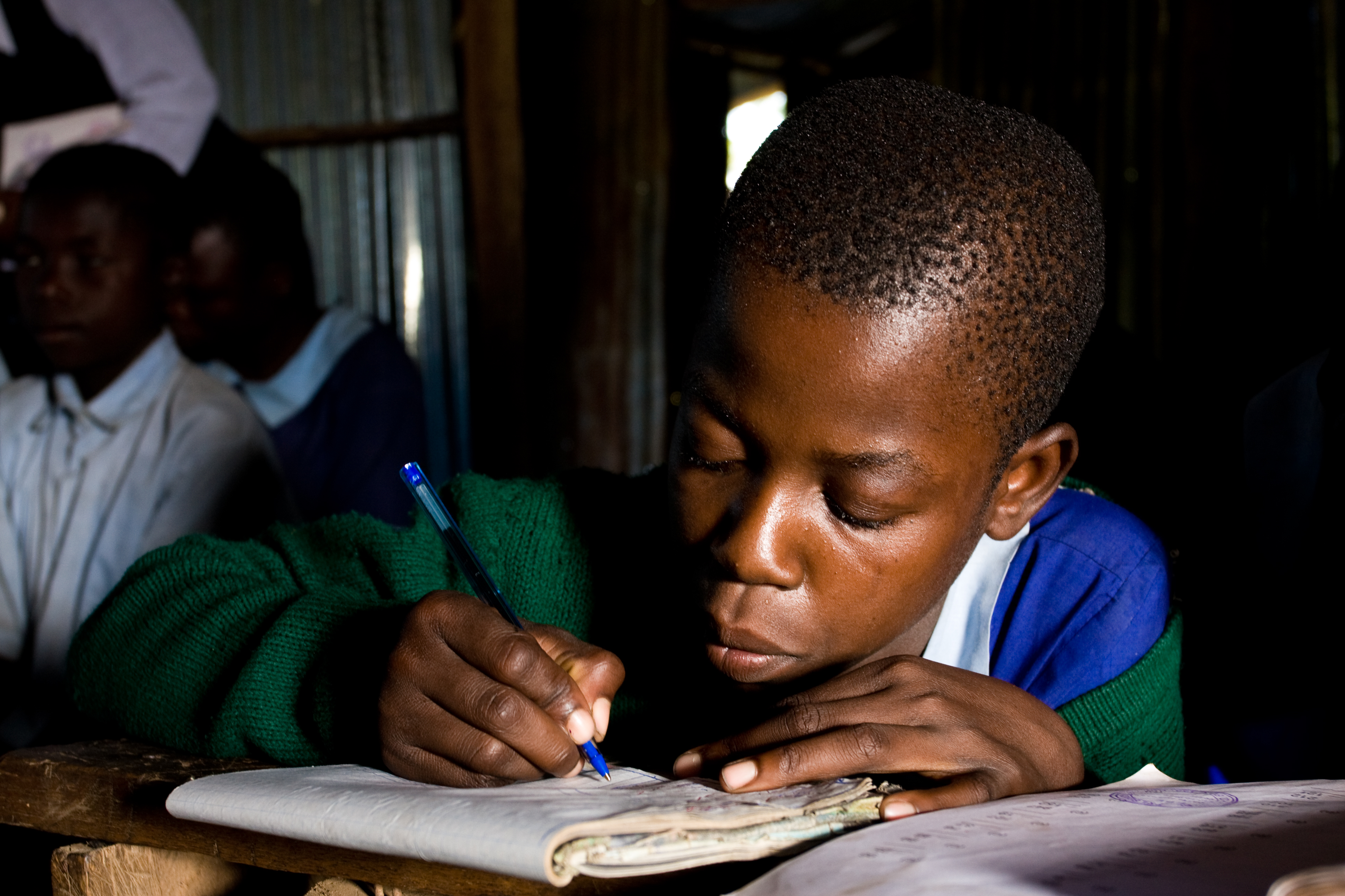 Girl at School in Kenya