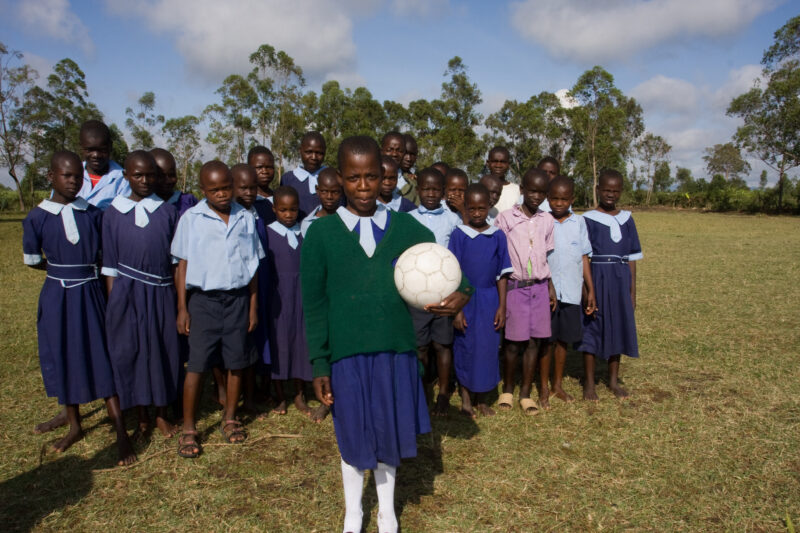 PE Class in Kenya — Students play at PE Class at School — ADRA, AID, Africa, Assistance, Development