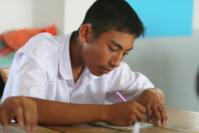 Student in Thailand School — Students in class in Thailand. — Thailand, school, education, students, class