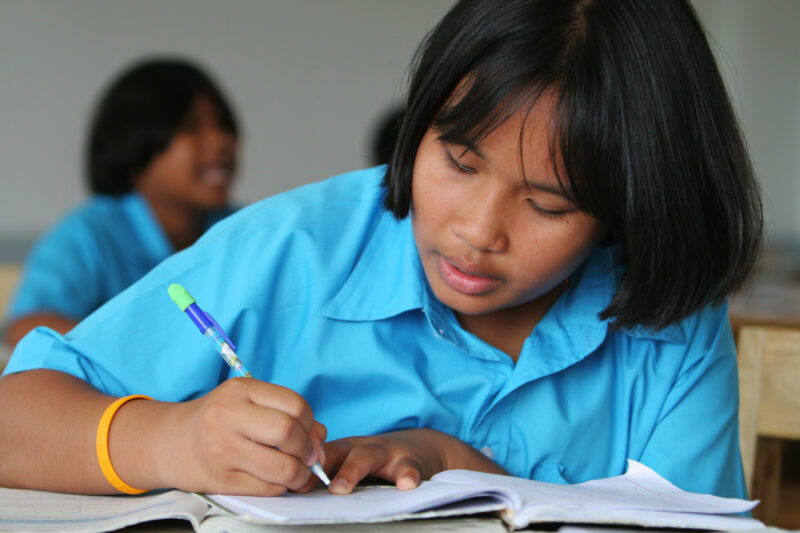 Student in Thailand School — Students in class in Thailand. — Thailand, school, education, students, class