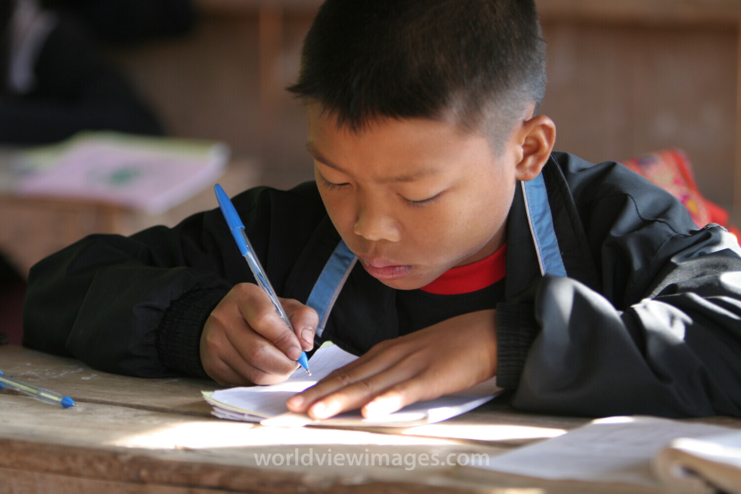 Student in a Rural School in Laos
