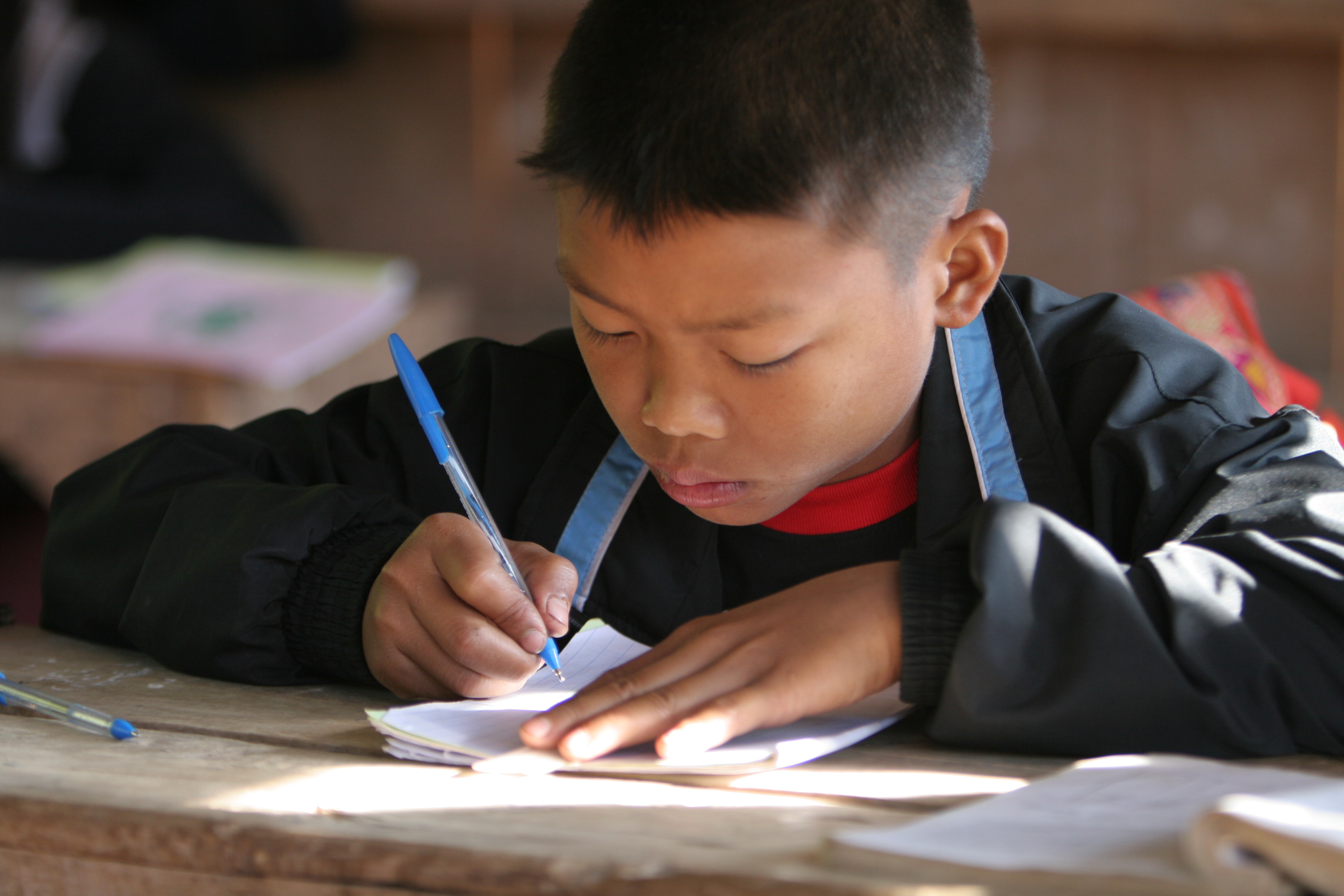 Student in a Rural School in Laos