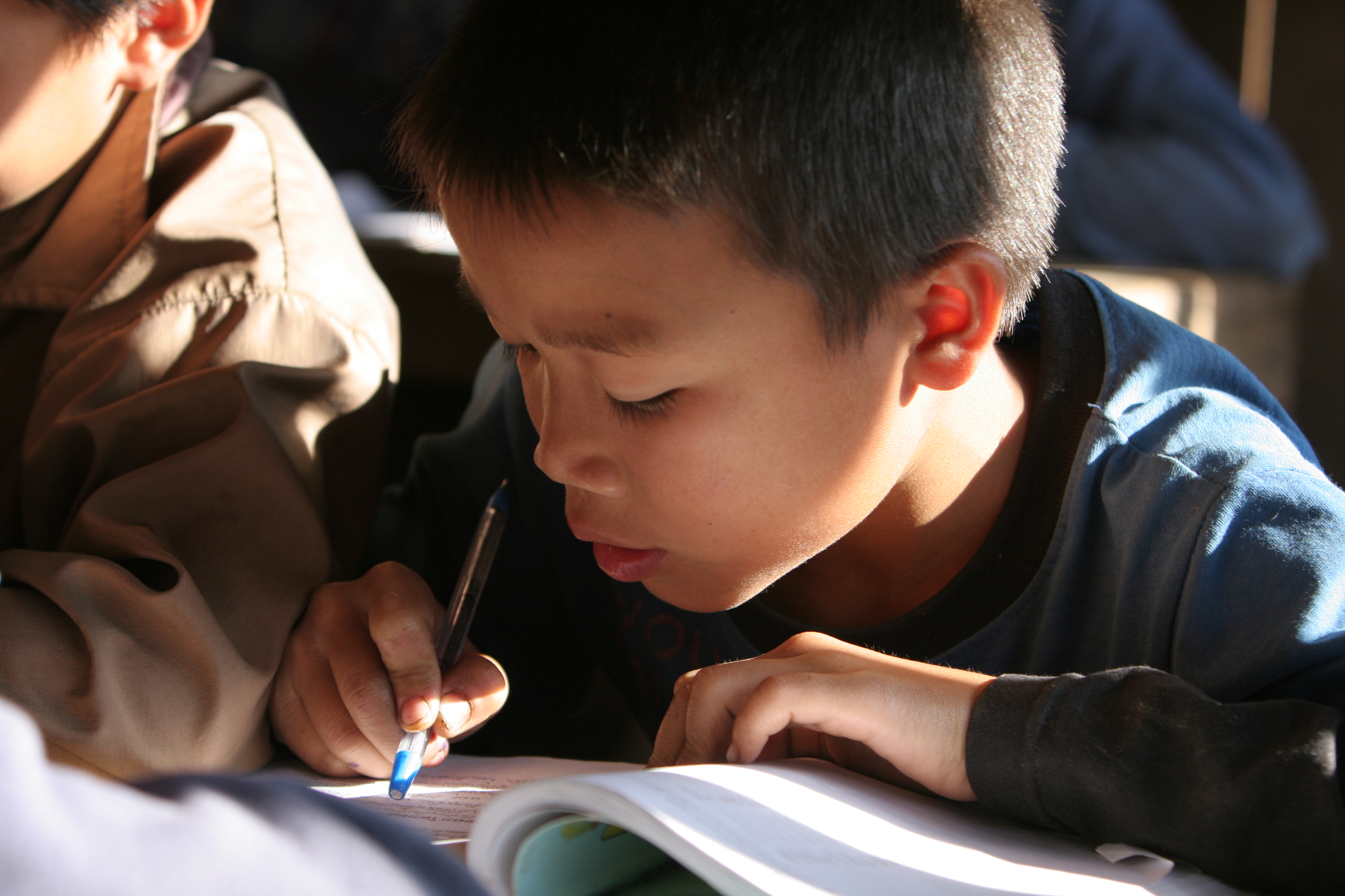 Student in a Rural School in Laos